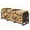 Black-2, variant on 4ft Indoor Outdoor Firewood Rack, Heavy Duty Wood Holder for Patio, Garage, Shed Storage Organizer
