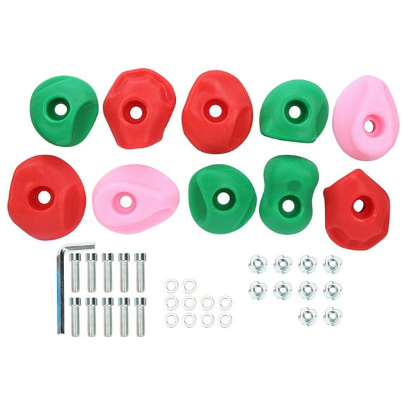 Rock Climbing Holds,10pcs Climbing Holds MultiColored Climbing Holds Large Rock Climbing Holds Unbeatable Value