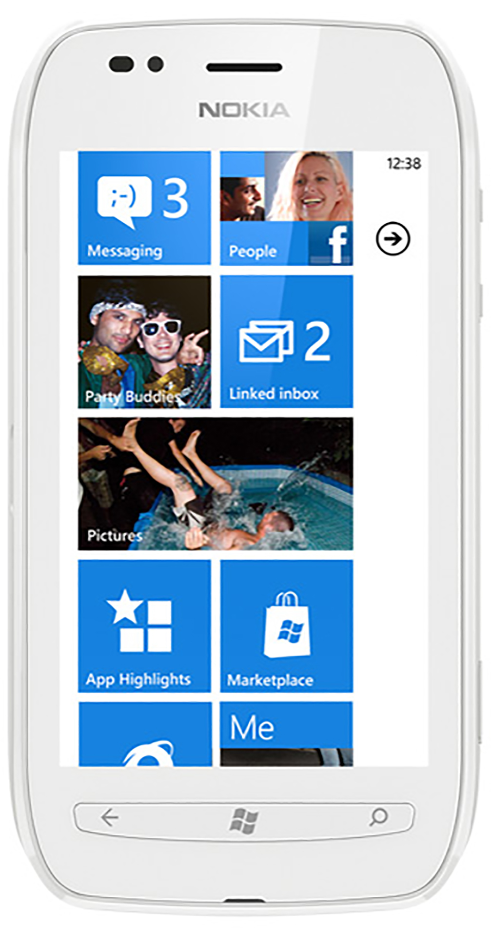 Nokia Lumia 710 8GB Unlocked GSM Windows OS Cell Phone White
