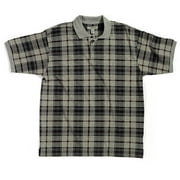 Basic Equipment Short-Sleeve Plaid Polo