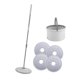 thumbnail image 2 of Trapeador y balde, sistema de limpieza con filtración de agua, trapeador de microfibra lavable y reutilizable autoescurrido para madera,  de microfibra Soledad  Fregona de piso de rotación, 2 of 10