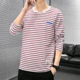 thumbnail image 5 of Venta de ropa para hombre, camisetas rojas con cuello redondo, camisetas a rayas para hombre, de alta calidad, nuevas, tallas S, a granel, camisetas originales F, citas, 5 of 5