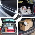 thumbnail image 4 of Protector de Parachoques Trasero de Coche, Accesorios Exteriores de Maletero antirrayas de Goma Universal para Coche/SUV de 8 cm de Ancho (Negro-Deporte), 4 of 5