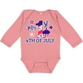 thumbnail image 3 of Inktastic My 1st 4th of July with Stars and Cupcake Boys or Girls Long Sleeve Baby Bodysuit, 3 of 5