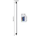 thumbnail image 4 of Inteprter Luces de relleno Palillo Control remoto Atenuación Lámpara colorida RGB Varita Color cambiante Ambiente Iluminación Selfie Iluminación y accesorios Type2 Mando a distancia de 40 cm., 4 of 6