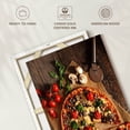 thumbnail image 6 of Elephant Stock Cheesy Handmade Pizza Wall Art - Vertical Canvas Wall Art - Kitchen Wall Decor - Food And Drink Canvas - Brown And Beige Decor - 16" x 24", 6 of 8