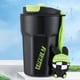thumbnail image 1 of Termos para agua 420ML Taza de café Reutilizable Frasco de vacío portátil Sports Drinkware (Negro), 1 of 5