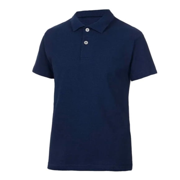 Playera Polo para Niño 100% Algodón Marca Optima – Azul Marino
