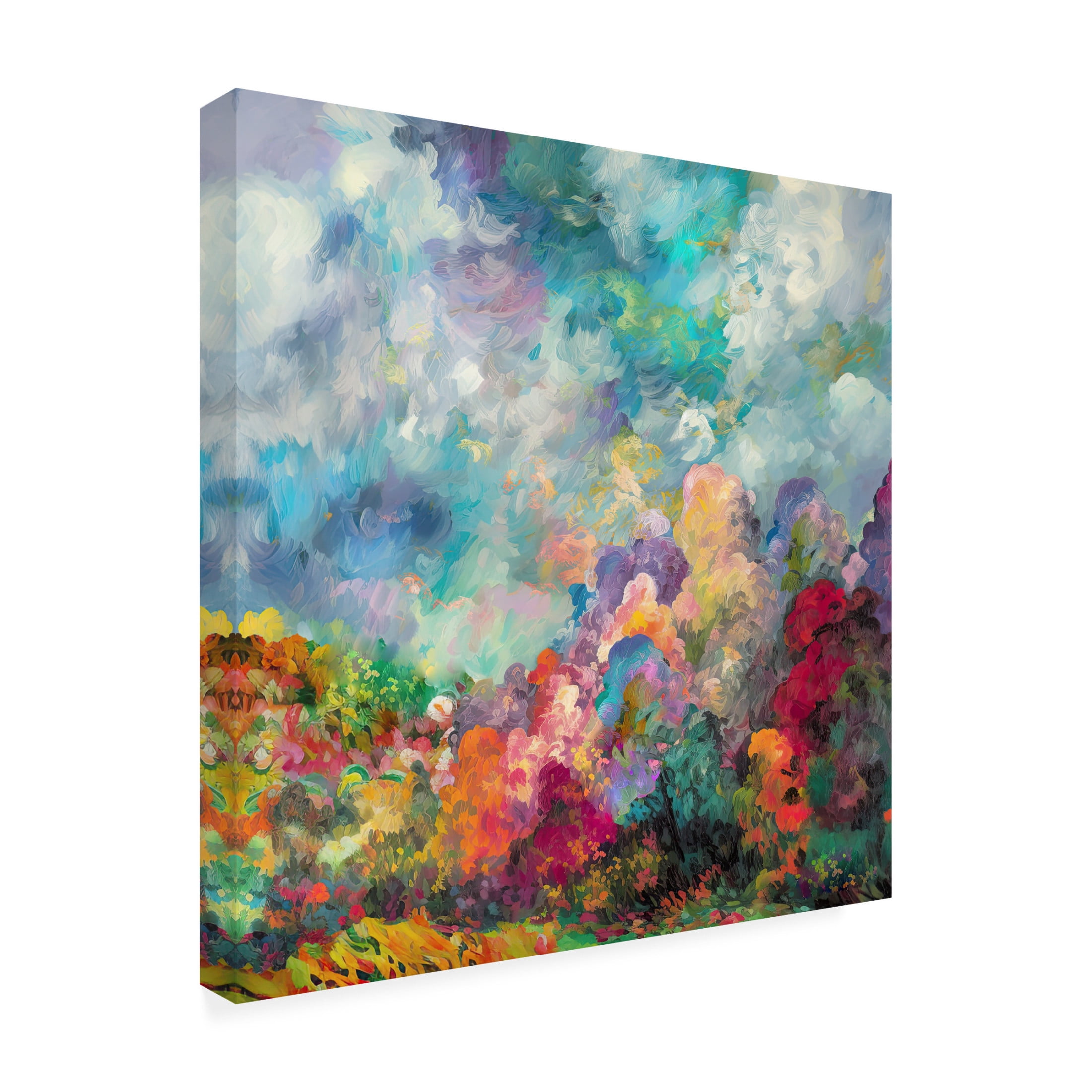 Canvas Wall Art - Sasha 'Threshold' Wall Art for Living Room, Bedroom, or Office Décor by Trademark Fine Art - 14 x 14 Inches