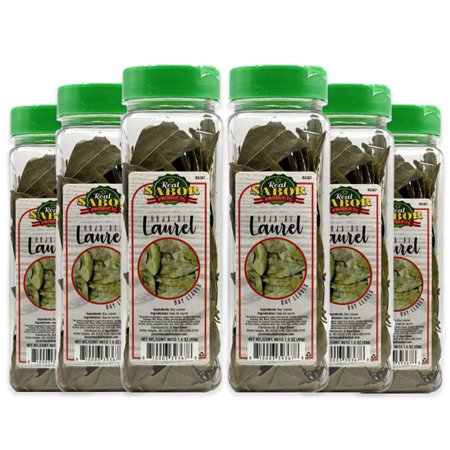Real Sabor Laurel Leaves Spices Laurel En Hojas 1.5 oz - 6 Pack