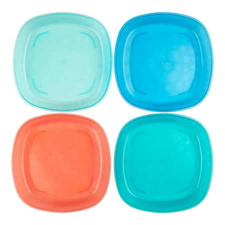 Dr. Brown's Stackable Plate Set for Toddlers and Babies, BPA Free - 4pk, 4m+