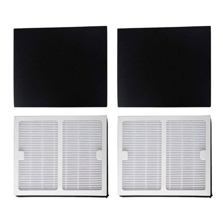 2 Set Air Purifier Filter Replacement Air Cleaners Filter Plastic Air Purifier Accessory for H 100B IAP-10-125 Models