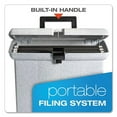 thumbnail image 2 of Portable File Boxes, Letter Files, 14.88" X 6.5" X 11.88", Granite | Bundle of 2 Each, 2 of 5