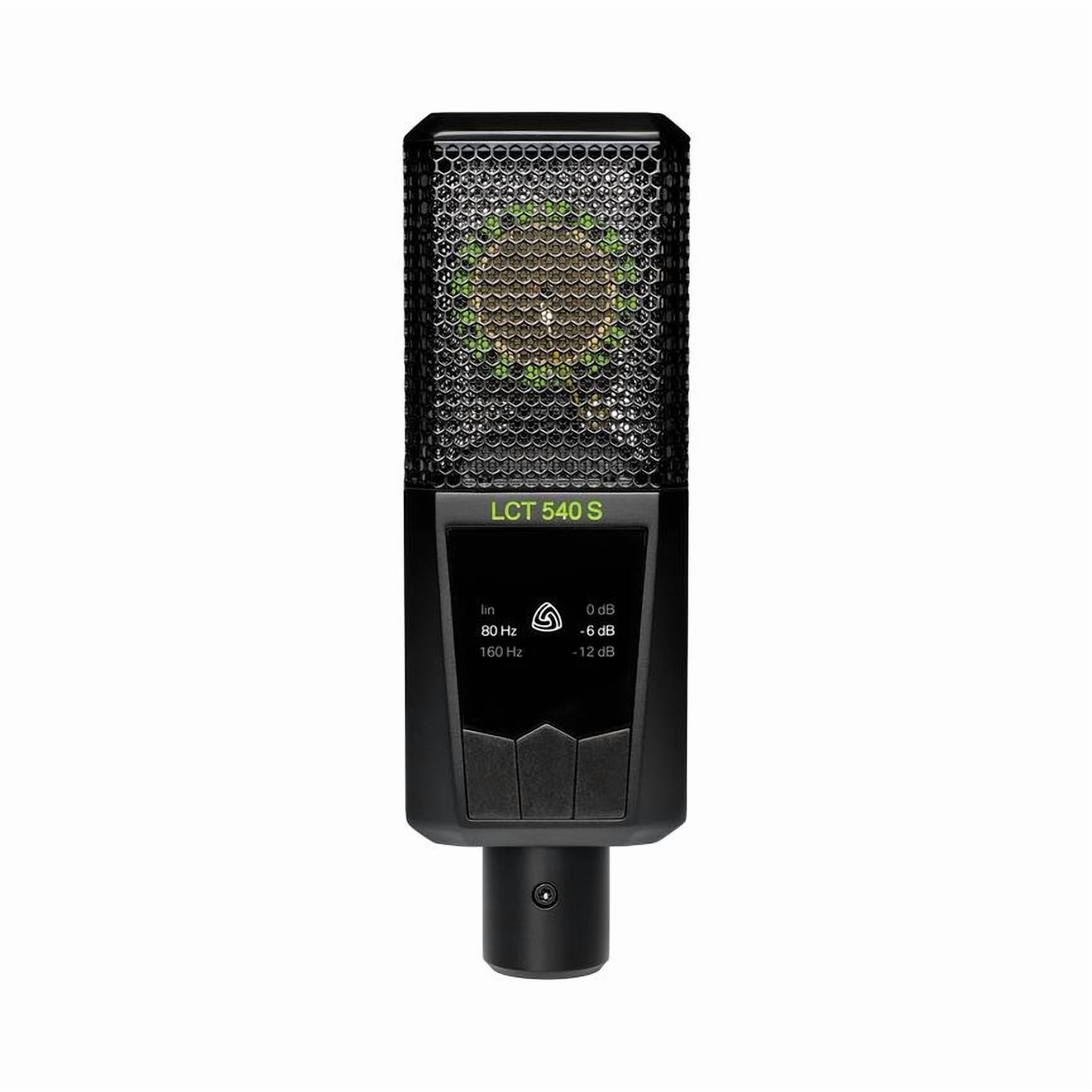 Lewitt Audio 1117971 True Condenser Studio Low-Cut Pad Shock Mount Microphone
