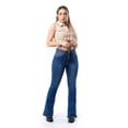 thumbnail image 1 of Jeans flare con strech Juvenil, 1521 (Azul medio) azul 5, 1 of 3