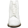 thumbnail image 2 of Madison Stacy Adams Ankle Boot Biscuit Casual Shoes 00015-100 White, 2 of 4