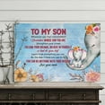 thumbnail image 3 of To My Son Canvas Wall Art – Inspirational Elephant Quote Print from Mom – Motivational Gift for Boys, Kids or Teens Room Decor, 3 of 4