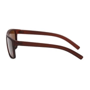 Men's Sporty Polarized Sunglasses - Brown Frame / Brown Lens