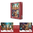 thumbnail image 2 of Puzzle Pixlora Cat para adultos, 1000 piezas, paquete de 2 unidades, bajo el agua, 2 of 5
