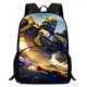 thumbnail image 2 of Mochilas para niños con diseño de robot de coche, regalo de cumpleaños para estudiantes, mochilas escolares para niños, mochilas duraderas para acampar, mochilas T-Transformers, 2 of 4