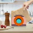 thumbnail image 2 of Yayeee Napkin Holder for Table Set of 2 Kitchen Paper Tissue Organization, Orange Circle, 2 of 8
