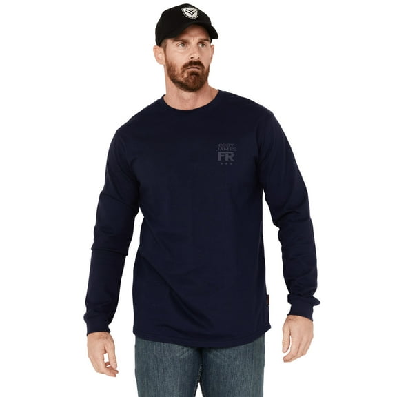 Cody James Men's Fr Vintage Graphic Long Sleeve Work Shirt - VINTAGE IND Medium