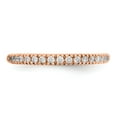 thumbnail image 4 of 14K Rose Gold Ring Band Wedding Diamond, Lab Grown Round White, 4 of 6