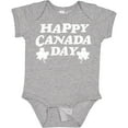 thumbnail image 3 of Inktastic Happy Canada Day with Distressed Maple Leaves Boys or Girls Baby Bodysuit, 3 of 5