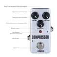 thumbnail image 4 of Pedal de efecto KOKKO Fcp2 Mini compresor portátil pedal del pedal de efectos de guitarra KOKKO Pedal de efecto, 4 of 6