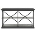 thumbnail image 3 of Weston Home Cabana Wood and Metal Console Table, Black, 3 of 7