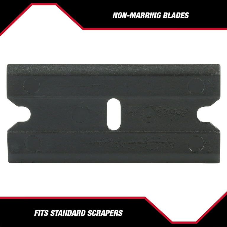 Hyper Tough Non-Marring Plastic Scraper Blades, 5 Piece