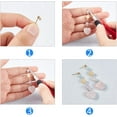 thumbnail image 4 of 200pcs Stainless Iron Ball Stud Earring Stainless Steel Flat Round Earrings Posts Flat Pad Blank Earring Pin Studs with Butterfly Earring Backs for Jewelry Making Findings Silver, 4 of 6
