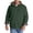 Green Fleece Lined Jacket for Men, variant on HOOMEUMY Mens Fleece Lined Jacket Thicken Design Casual Workout Long Sleeve Clothes Fashion 2025 Trendy Classic Solid Coat Crew Neck Jacket Green XL