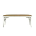 thumbnail image 5 of Linon Barton Bentwood Bench, White/Natural, 5 of 9