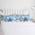 thumbnail image 5 of Blue Gnomes Christmas Full Size Comforter Set, Xmas Tree Branch Balls Snowflake Soft Bedding for All Seasons, 4 Pcs Bed Set with 1Comforter (86"x86") ,1 Sheet(80"x116"), 2 Pillowcases (19"x29"), 5 of 7