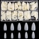 thumbnail image 1 of Puntas de uñas acrílicas en forma de almendra, 500 puntas de uñas postizas, uñas de cobertura completa con estuche para arte de uñas DIY, 10 tamaños, 1 of 7