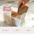 thumbnail image 4 of Bread Storage Container - 2 Pack  Plastic Bread Box with Ingeniously Tray - Airtight Container/Holder for Homemade Loaves and Baked Goods, 4 of 6