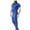 A10829-Blue, variant on Mens Casual Overalls,Short Sleeve Zip Up Coverall Basic Work Wear Casual Slim Fit Jumpsuit Construction Pants Blue 3XL