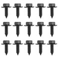 thumbnail image 2 of 50pcs Metal Hexagonal Head Splash Shield Mud Guard Screw For Car Splash Guard Liner Bumper Cover Replacement Mud Guard Screw, 2 of 8