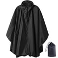thumbnail image 1 of Prendas De Vestir Impermeables, Poncho Para La Lluvia, Chaqueta Unisex Con Capucha Para Exteriores Con Bolsillos, Impermeable Ligero Para Senderismo, Camping, Conciertos Vogacara OD013610-00, 1 of 6