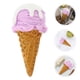 thumbnail image 4 of KAKOWELY 4 piezas de decoración realista de cono de helado para exhibición de postres, accesorios de fotografía, decoración de fiestas, modelos de helados artificiales, 4 of 4