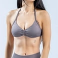 thumbnail image 3 of Hontri Wirefree Comfort Bra - Breathable Cotton Bralette with Removable Padding, Seamless Strapless Design for Everyday Wear (Red | S), 3 of 4