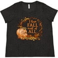 thumbnail image 3 of Inktastic I Love Fall Most of All Colorful Autumn Leaves Women's Plus Size T-Shirt, 3 of 5