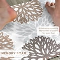 thumbnail image 4 of Kitchen Mats Set of 2 Cushioned Anti Fatigue Kitchen Rugs Waterproof Non Slip Kitchen Runner PVC Leather Memory Foam Dahlia Kitchen Floor Mat Comfort Standing Mat, 17.3''''x 28''''+17.3'''' x 47'''', 4 of 6