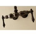 thumbnail image 3 of Kingston Brass Wall-Mount Clawfoot Tub Faucets With Oil Rubbed Bronze AE1T5, 3 of 5