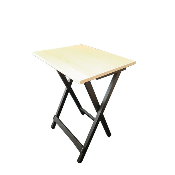 Mesa Plegable Rectangular Roble/Chocolate Hogare Mesa Plegable Rectangular