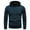 Navy, variant on Jinda Men's Fashion Hoodie & Sweatshirt Long Sleeve Pullover Tops Thick Winter Warm Knit Knitted Knitwear Thermal Drawstring with Kangaroo pocket Black 40