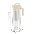 thumbnail image 3 of MOQIN Plastic Pitcher with Handle Instant Iced Tea Maker, Cold Brew Coffee Maker, Two-in-One Cold Brew Coffee or Tea Maker, Multi-Purpose Pitcher, Dishwasher Safe, 3 of 3