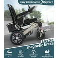 EazinGo Folding Electric Wheelchair Lightweight Foldable Power
