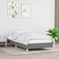 thumbnail image 6 of vidaXL Bed Frame Upholstered Platform Bed with Wooden Slats Support Fabric, 6 of 56